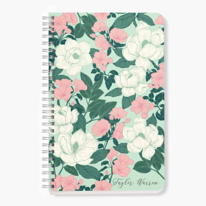 Magnolia Blooms Custom Journal