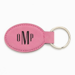 Tommaso Monogram Pink Key Fob
