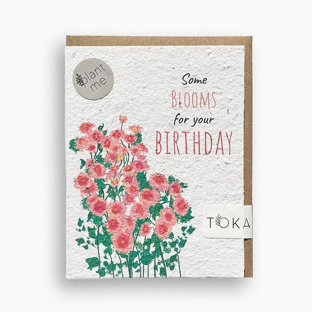 Blooms For You Wildflower Birthday Card