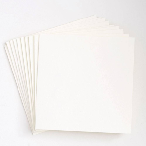 Luxe White Diagonal Folder