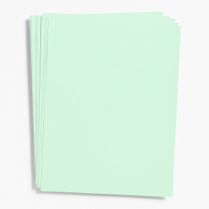 Mint Card Stock 8.5 x 11
