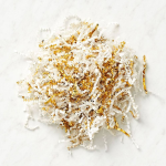 White & Gold Shredded Paper