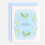 Lily of the Valley Wedding Card