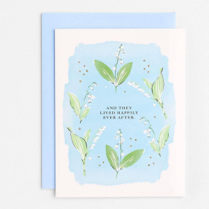 Lily of the Valley Wedding Card