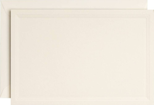 Triple Debossed Note Card Set