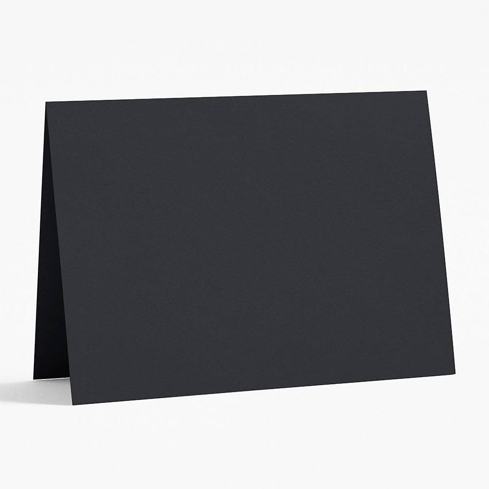 Black A6 Folded Cards