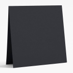 5.5 Square Black Folded Cards