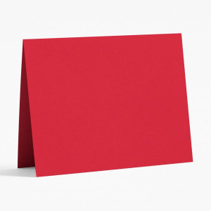 Red A2 Folded Cards