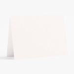 Superfine White 4 Bar Folded Cards
