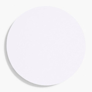 5.5 Pure White Circle Cards