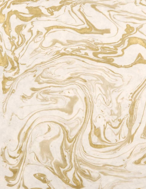 Gold on Natural Marble Handmade Paper