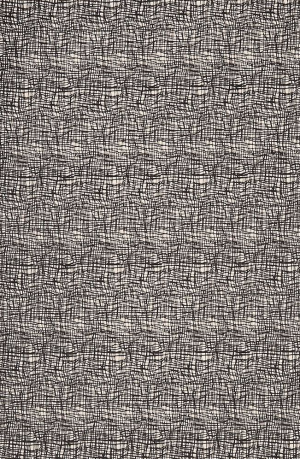 Black Gauze on Cream Handmade Paper