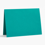 A6 Peacock Folded Cards