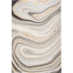 Black. Gold and Silver Elegance Marble Handmade Paper