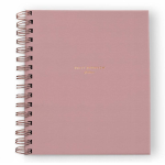 Dusty Rose Daily Overview Planner
