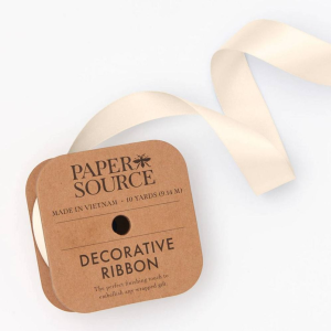 Satin Cream Ribbon 1 10YD