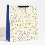 Hanukkah Love And Light Large Gift Bag