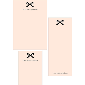 Bow Mixed Personalized Notepads