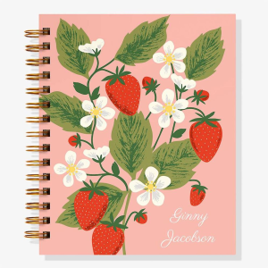 12-Month Strawberry Custom Planner