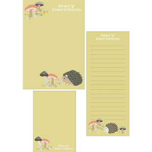 Hedgehogs Mixed Personalized Notepads
