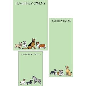 Dogs Mixed Personalized Notepads