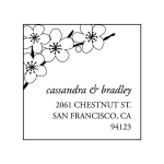 Cherry Blossom Custom Stamp