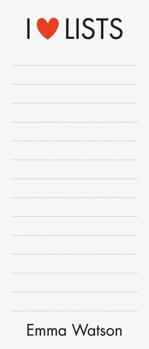 I Heart Lists Personalized List Pads