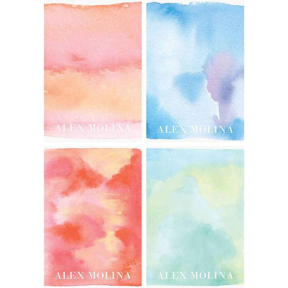 Watercolor Personalized Notepad Set