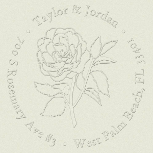 Sketch Rose Custom Embosser