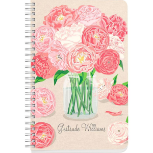 Peonies Custom Journal