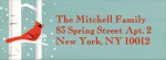Cardinal Holiday Return Address Label