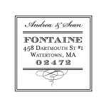 Bella Cafe Custom Stamp