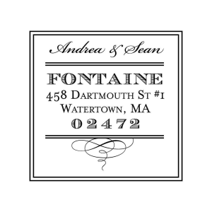 Bella Cafe Custom Stamp