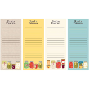 Canning Jars Personalized List Pads