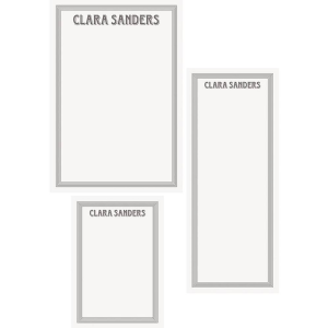 Frame Lines Mixed Personalized Notepads