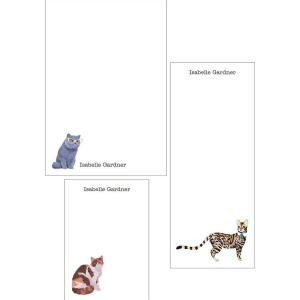 Sophisticats Mixed Personalized Notepads