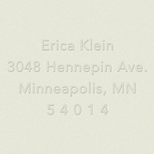 Optima Custom Embosser Plate