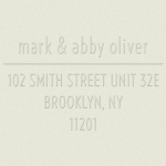 Lowercase with Ampersand Custom Embosser Plate