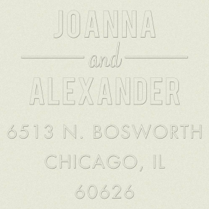 Playbill Custom Embosser Plate