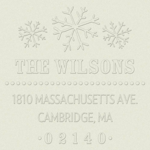 Snowflake Custom Embosser Plate