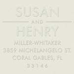 Deco Border Custom Embosser Plate