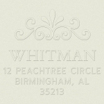 Decorative Crown Custom Embosser Plate