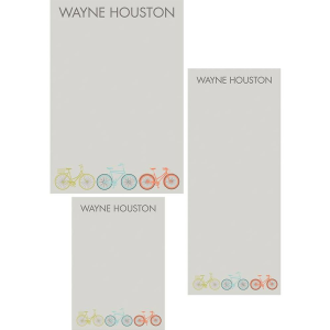 Bikes Mixed Personalized Notepads