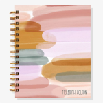 12-Month Desert Stripes Custom Planner