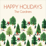 Christmas Tree Farm Gift Tag Label