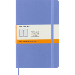 Moleskine Classic Notebook. Large. Ruled. Hydrangea Blue. Soft Cover (5 X 8.25)
