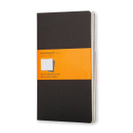 Moleskine Cahier Journal (Set of 3). Pocket. Ruled. Black. Soft Cover (3.5 x 5.5): Set of 3 Ruled Journals