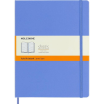 Moleskine Classic Notebook. Extra Large. Ruled. Hydrangea Blue. Hard Cover (7.5 X 9.75)