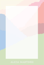 Soft Hills Personalized Notepad Set