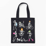 Skeleton Canvas Tote